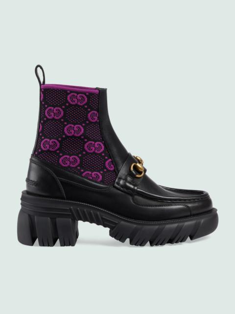 Women's GG jersey boot with Horsebit