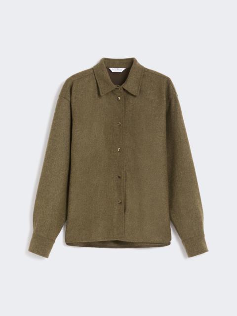Max Mara BENARES1234 Wool felt bodysuit shirt