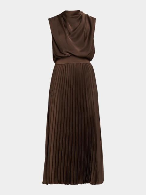 RAMY BROOK Farah Satin Midi Dress