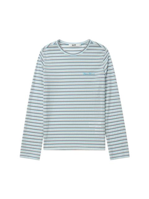 SJYP striped cotton-blend T-shirt