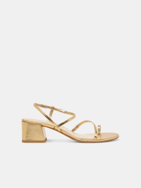 dolce vita TRINI HEELS GOLD LEATHER