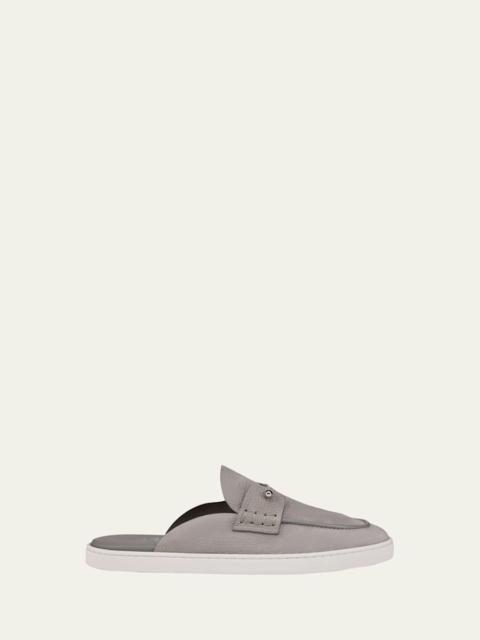 Christian Louboutin Men's Chanme Leather Slides