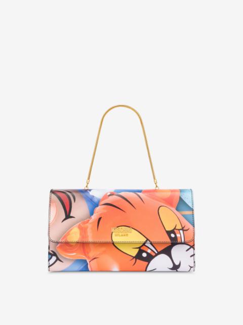 Moschino INFLATABLE ANIMALS CALFSKIN BAG