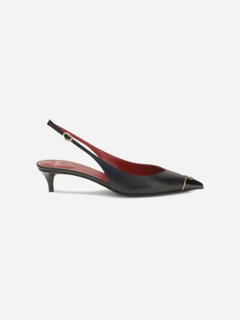Valentino VLogo Signature kitten-heel slingback Pumps