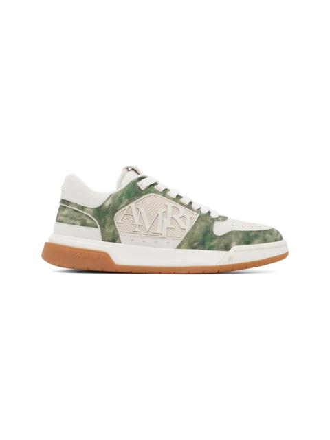 AMIRI Beige & Khaki Camo Classic Low Sneakers