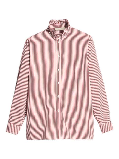 Vanessa Bruno Sidney ruffled striped shirt