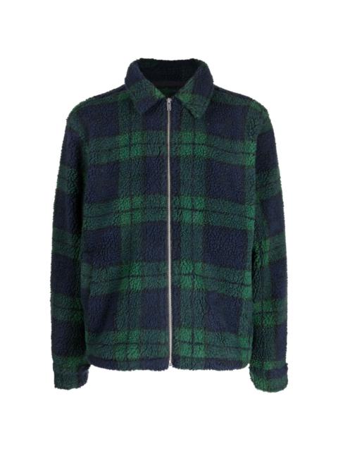 Holzweiler checkered recycled polyester shirt jacket