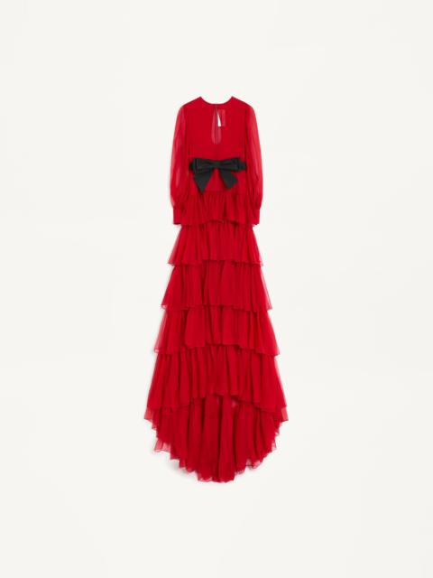 CHIFFON LONG DRESS