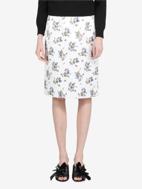 N°21 PENCIL SKIRT WITH FLORAL PRINT