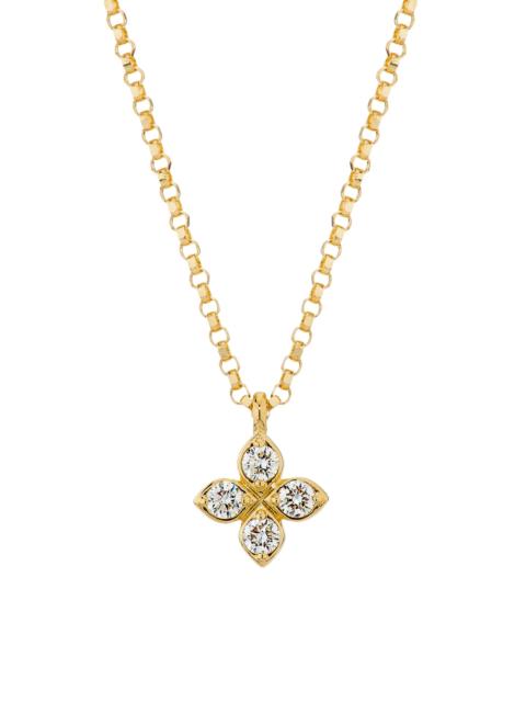 ROBERTO COIN Women's Love In Verona 18K Yellow Gold & 0.09 TCW Diamond Pendant Necklace - Yellow Gold