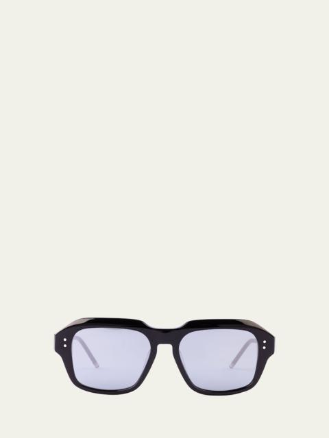 Men's Acetate Square Sunglasses