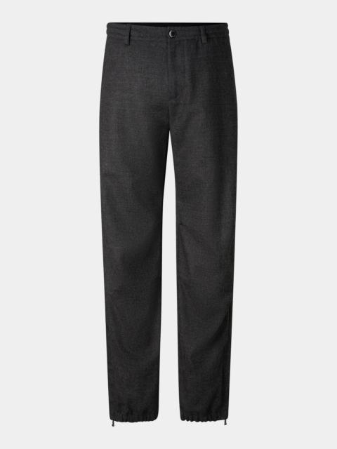 BOGNER Sergio Virgin Wool-Blend Pants in Anthracite