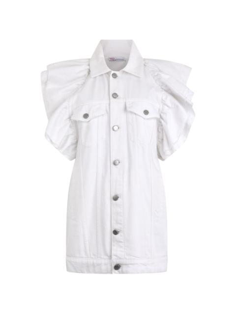 Valentino ruffled-sleeve gilet