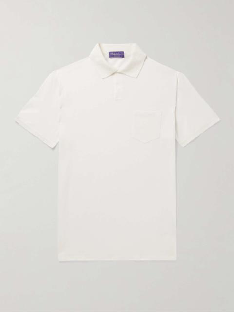 Cotton-Blend Piqué Polo Shirt