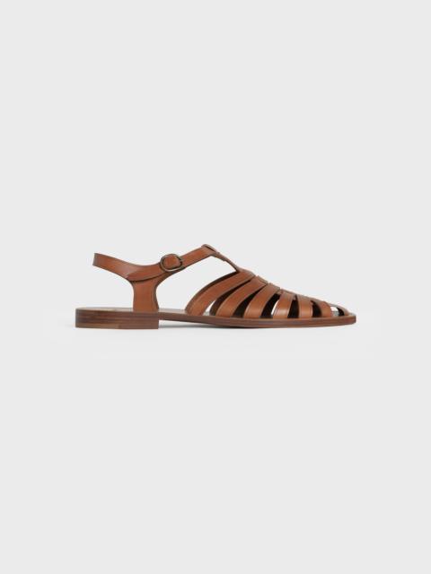 CELINE CELINE LERINS SANDAL IN VEGETAL CALFSKIN