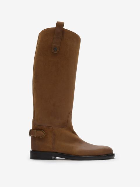 Burberry Suede Cavalier Boots