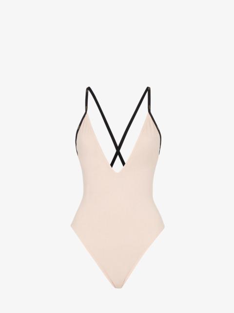 FENDI Pink Lycra® and FF swimsuit