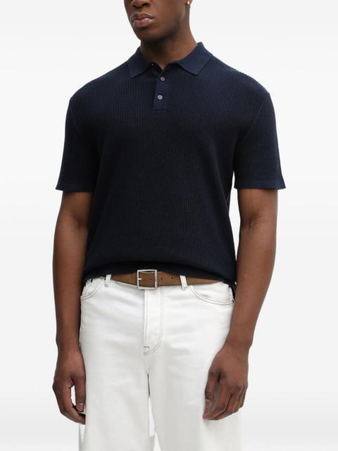 MICHAEL KORS ribbed-knit polo shirt