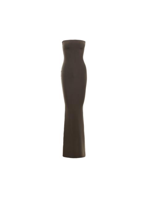 Rick Owens Dirt Coda Strapless Gown
