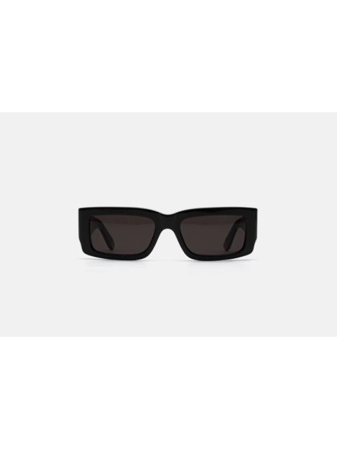 RETROSUPERFUTURE Notte Black Rectangle-Frame Acetate Sunglasses