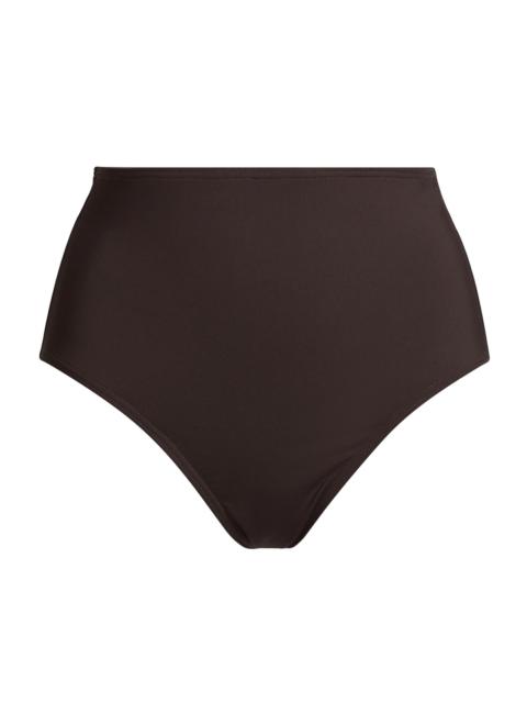 NILI LOTAN Women's High-Waisted Bikini Bottom - Espresso
