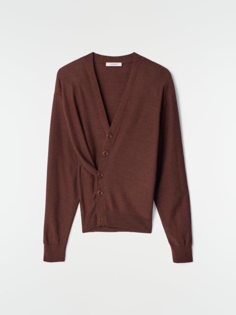 Lemaire RELAXED TWISTED CARDIGAN IN MERINO BLEND