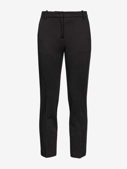 PINKO MILANO-KNIT CIGARETTE TROUSERS