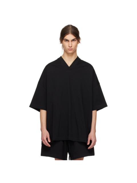 ESSENTIALS Black V-Neck T-Shirt