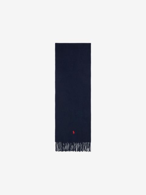 Polo Ralph Lauren Pony fringe-trim scarf