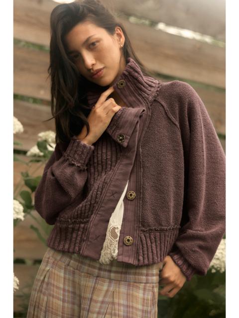 FREE PEOPLE We The Free Annie Cozy Funnel-Neck Cardi