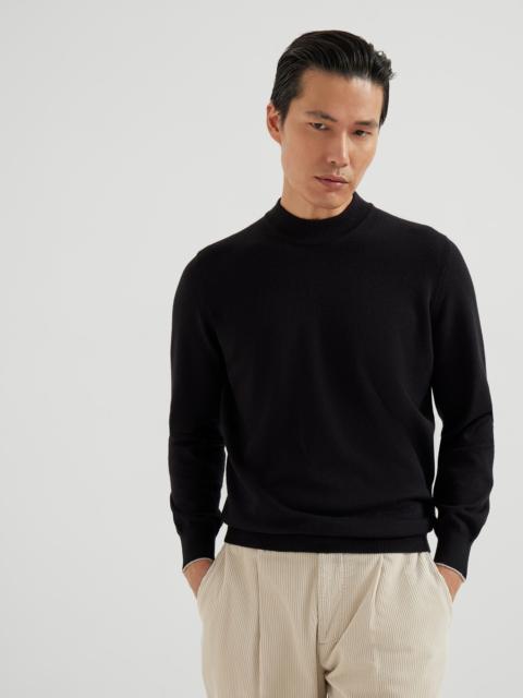 Brunello Cucinelli Cashmere mock neck sweater