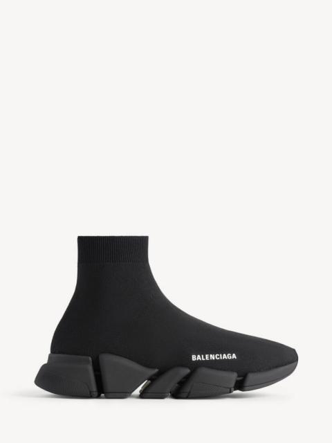 BALENCIAGA 여자의 속도 2.0 검정에 있는 운동 Shiny