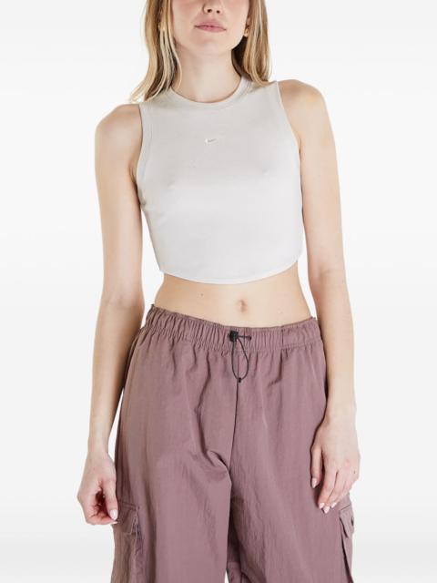 Nike ribbed cropped tank top