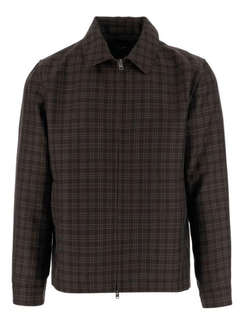 Vince checked shirt jacket