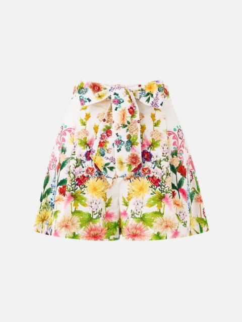 CAMILLA TUCK FRONT SHORT WITH BELT