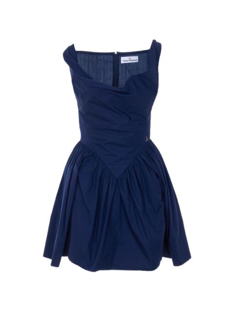 Vivienne Westwood orb embroidered mini dress