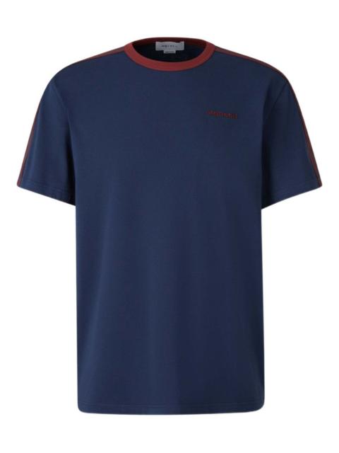 Alexander McQueen ribbed-trim graphic-print T-shirt