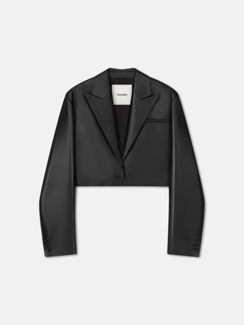 Nanushka Cropped Okobor™ Alt-Leather Blazer