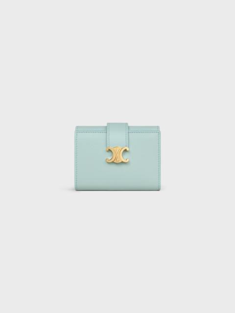 CELINE FINE STRAP WALLET NINO IN GRAINED SUPPLE CALFSKIN