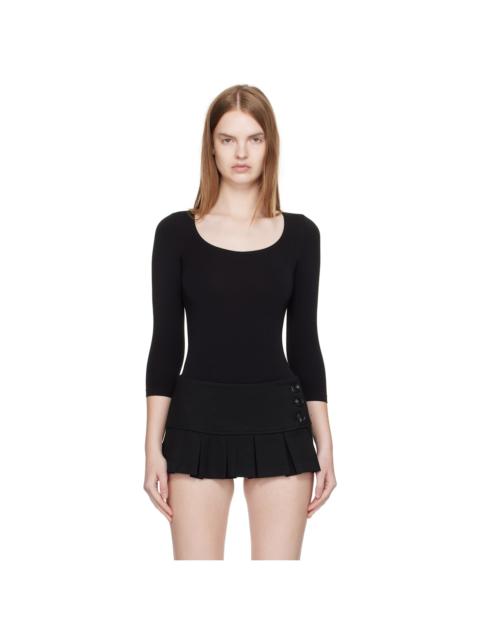 Wolford Black Tokio String Bodysuit