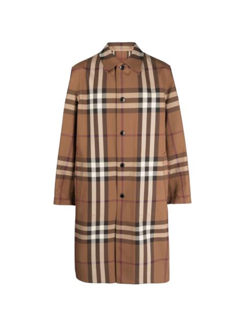 Burberry Vintage Check-pattern cotton coat