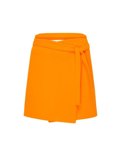 PATOU Wrap mini skirt