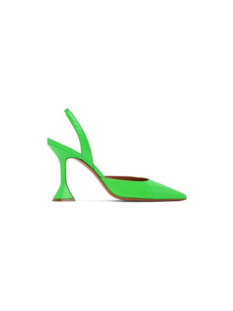 Green Holli Sling Heels