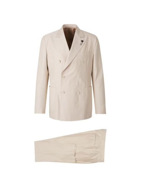 LARDINI double-breasted suit