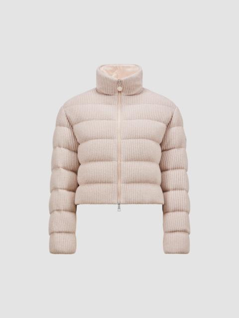 Moncler Thoiry Laminated Cotton Short Down Jacket