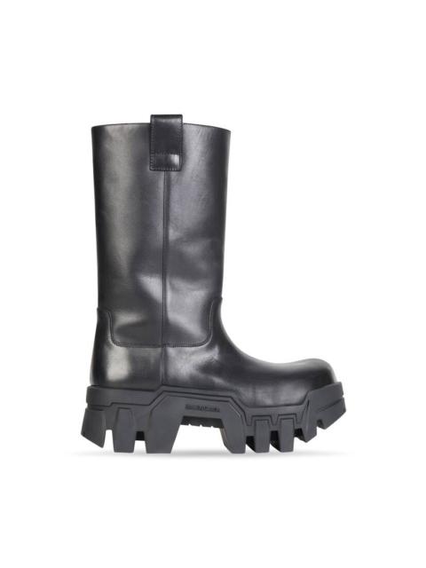 BALENCIAGA Men's Bulldozer Boot in Black
