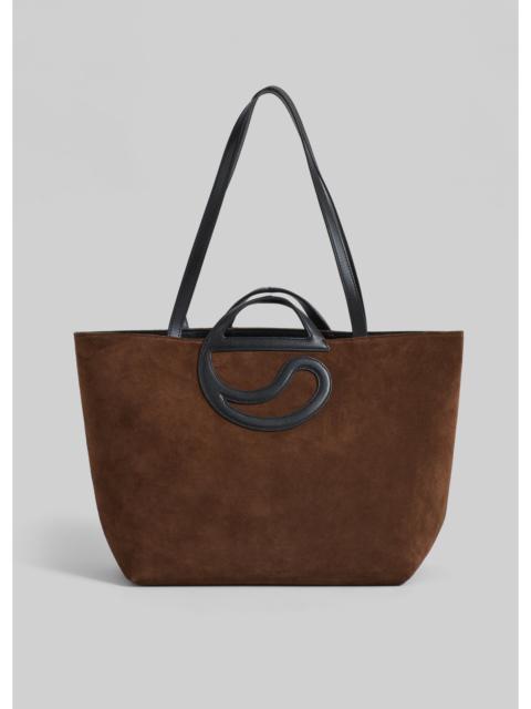 COPERNI Coperni C Cabas Suede Bag - Brown