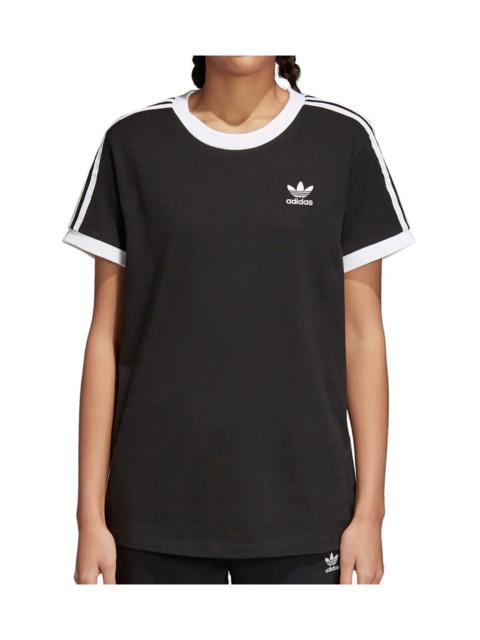 adidas Trefoil Three Stripes T-Shirt "Black / White" CY4751