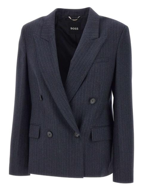 BOSS Jaleto9 double-breasted blazer