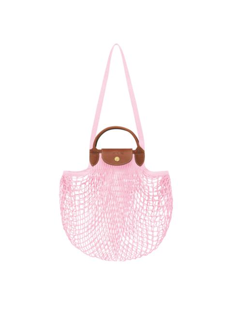 Longchamp Le Pliage filet L Mesh bag Pink - Canvas